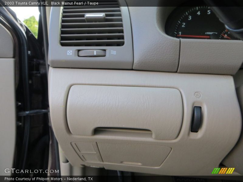 Black Walnut Pearl / Taupe 2003 Toyota Camry XLE