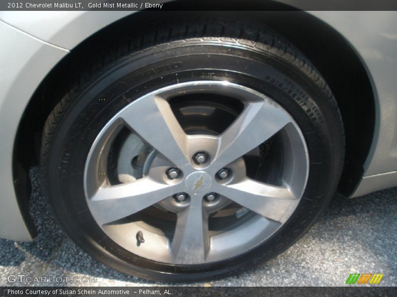 Gold Mist Metallic / Ebony 2012 Chevrolet Malibu LT