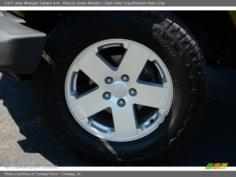 Rescue Green Metallic / Dark Slate Gray/Medium Slate Gray 2007 Jeep Wrangler Sahara 4x4
