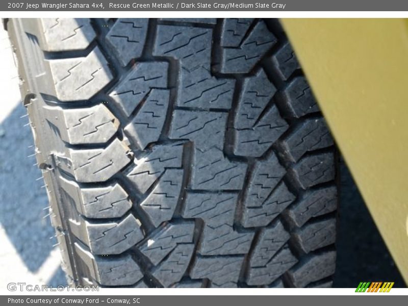Rescue Green Metallic / Dark Slate Gray/Medium Slate Gray 2007 Jeep Wrangler Sahara 4x4