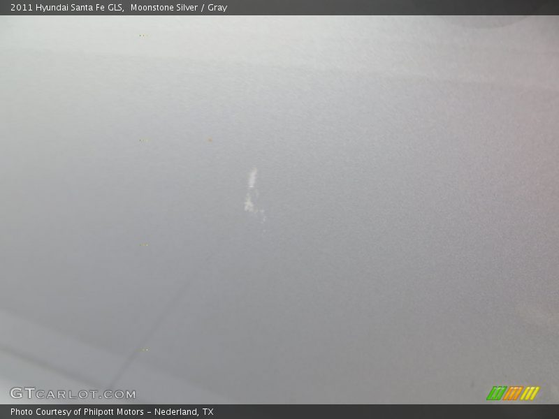 Moonstone Silver / Gray 2011 Hyundai Santa Fe GLS
