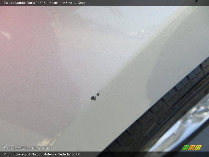 Moonstone Silver / Gray 2011 Hyundai Santa Fe GLS