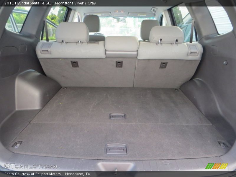 Moonstone Silver / Gray 2011 Hyundai Santa Fe GLS