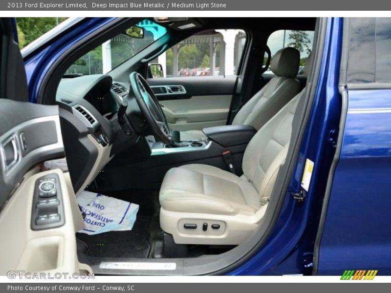  2013 Explorer Limited Medium Light Stone Interior