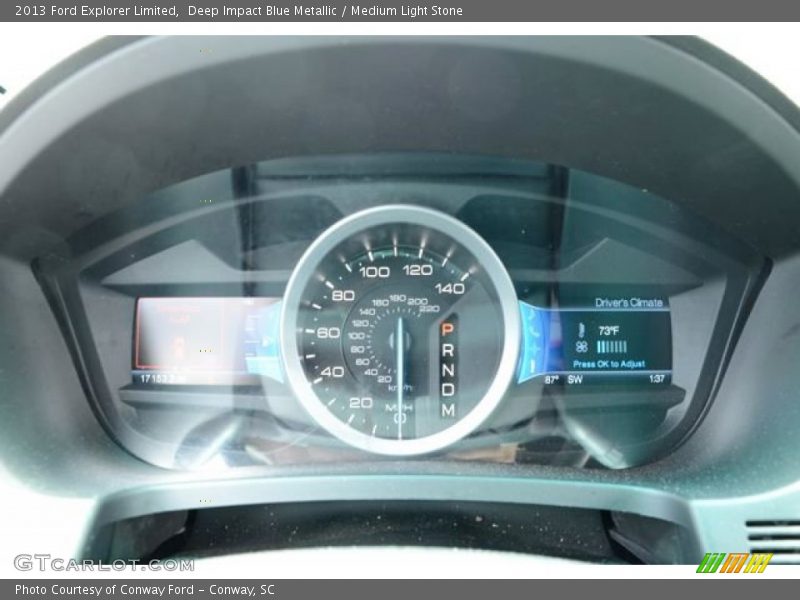  2013 Explorer Limited Limited Gauges