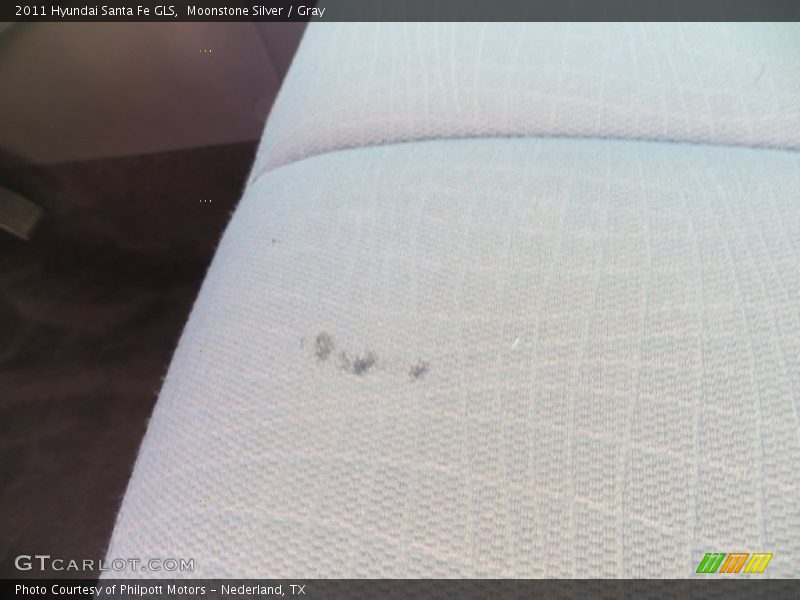 Moonstone Silver / Gray 2011 Hyundai Santa Fe GLS