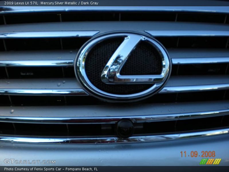 Mercury Silver Metallic / Dark Gray 2009 Lexus LX 570