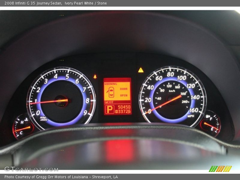 Ivory Pearl White / Stone 2008 Infiniti G 35 Journey Sedan