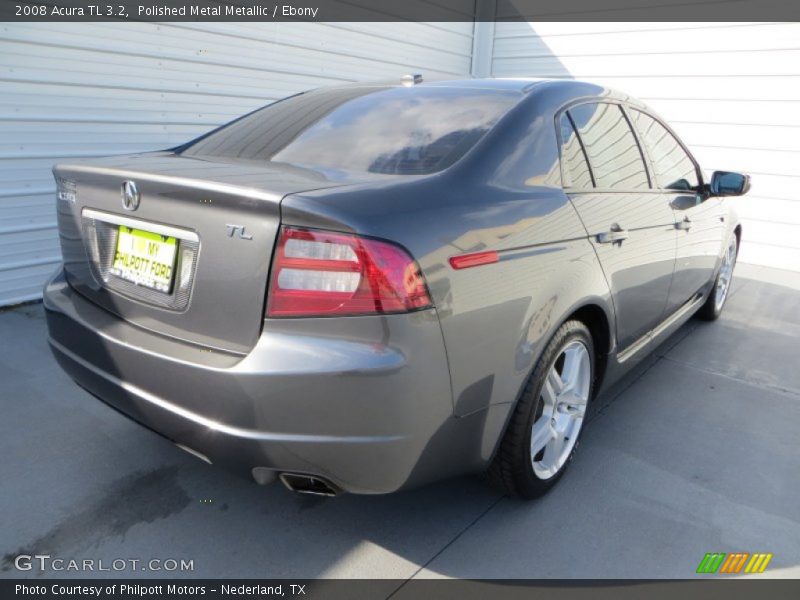 Polished Metal Metallic / Ebony 2008 Acura TL 3.2