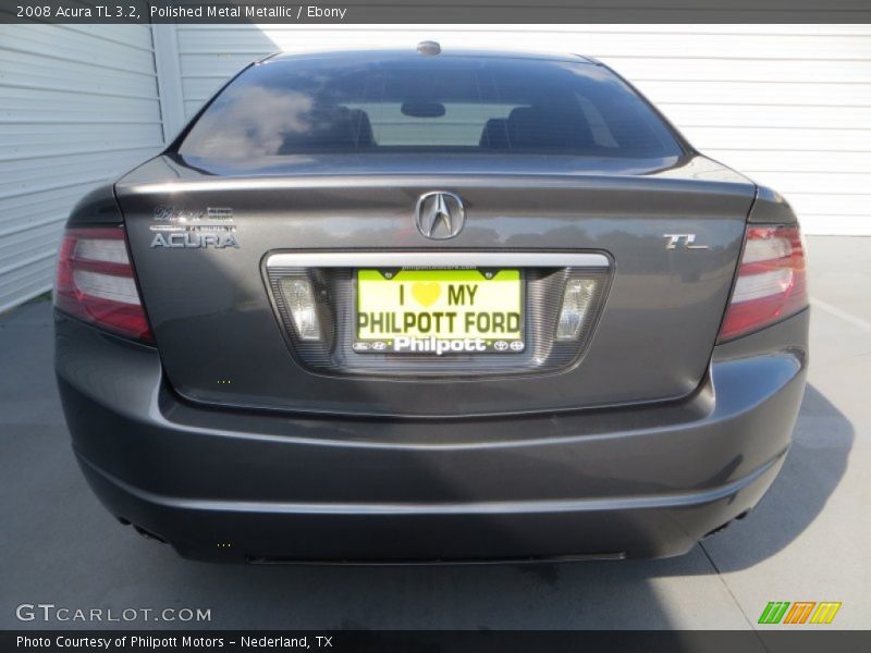 Polished Metal Metallic / Ebony 2008 Acura TL 3.2