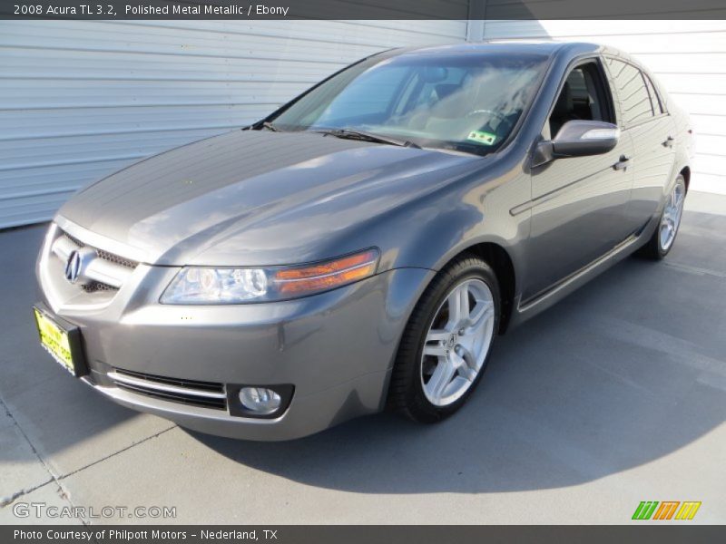 Polished Metal Metallic / Ebony 2008 Acura TL 3.2