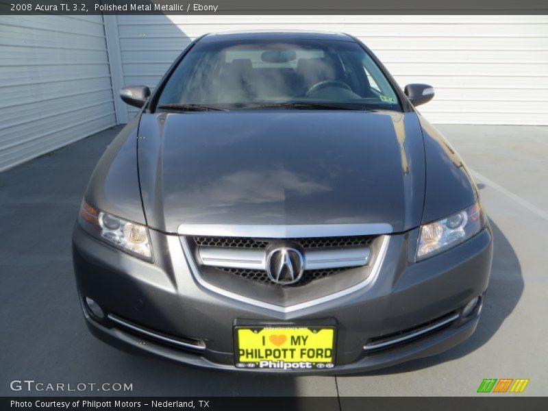 Polished Metal Metallic / Ebony 2008 Acura TL 3.2