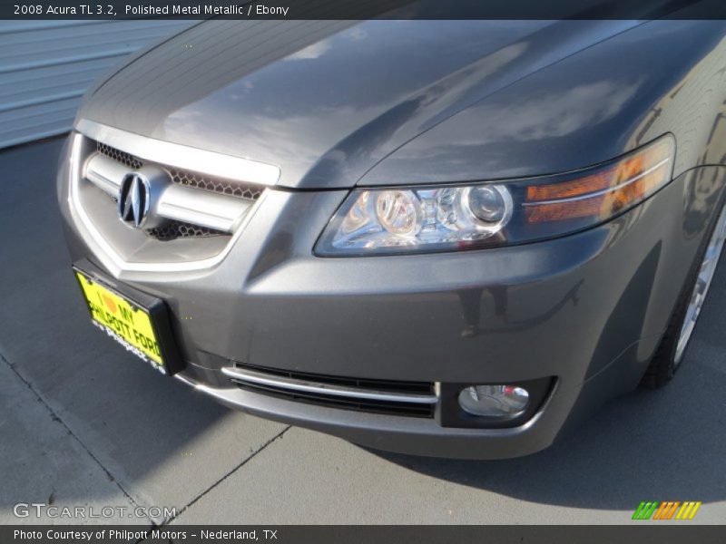 Polished Metal Metallic / Ebony 2008 Acura TL 3.2