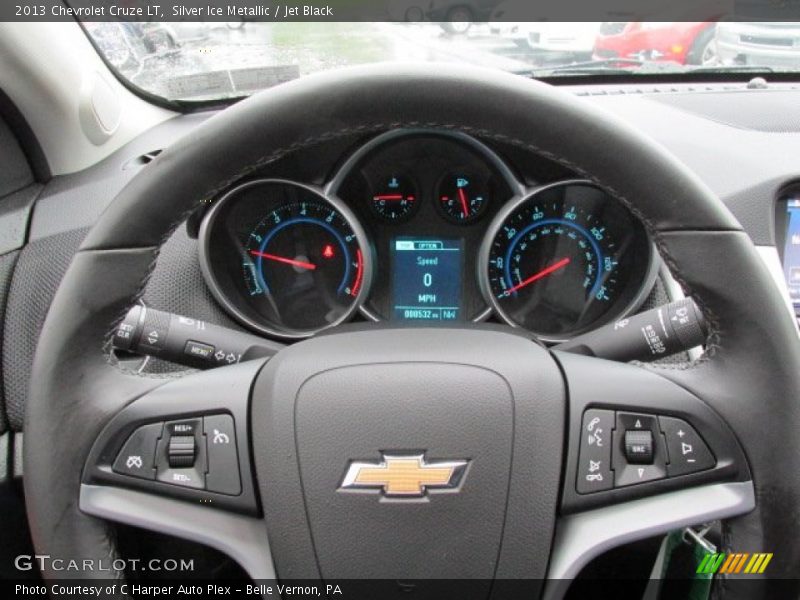 Silver Ice Metallic / Jet Black 2013 Chevrolet Cruze LT