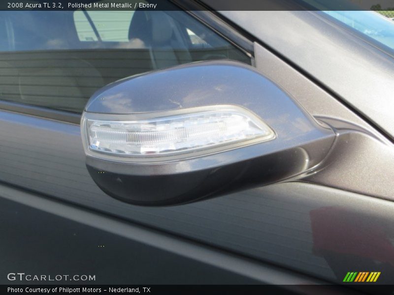 Polished Metal Metallic / Ebony 2008 Acura TL 3.2