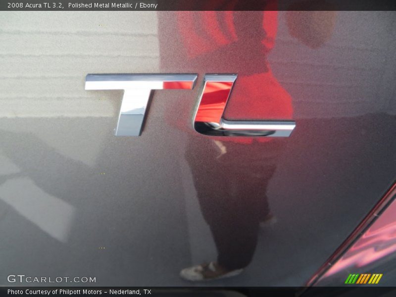 Polished Metal Metallic / Ebony 2008 Acura TL 3.2