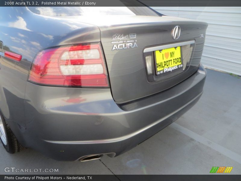 Polished Metal Metallic / Ebony 2008 Acura TL 3.2