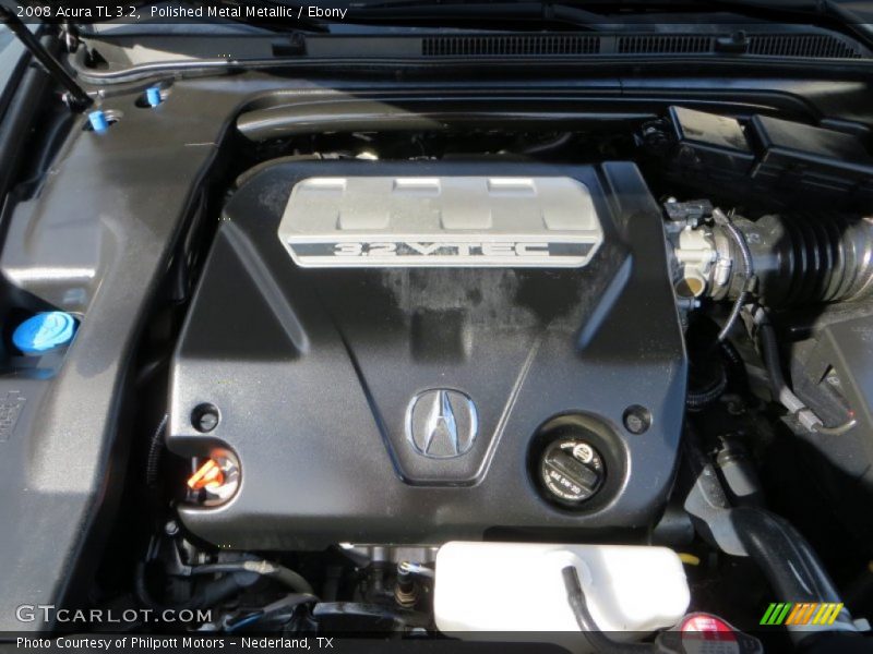 Polished Metal Metallic / Ebony 2008 Acura TL 3.2