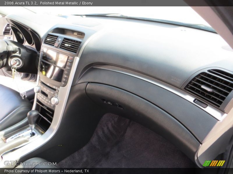 Polished Metal Metallic / Ebony 2008 Acura TL 3.2