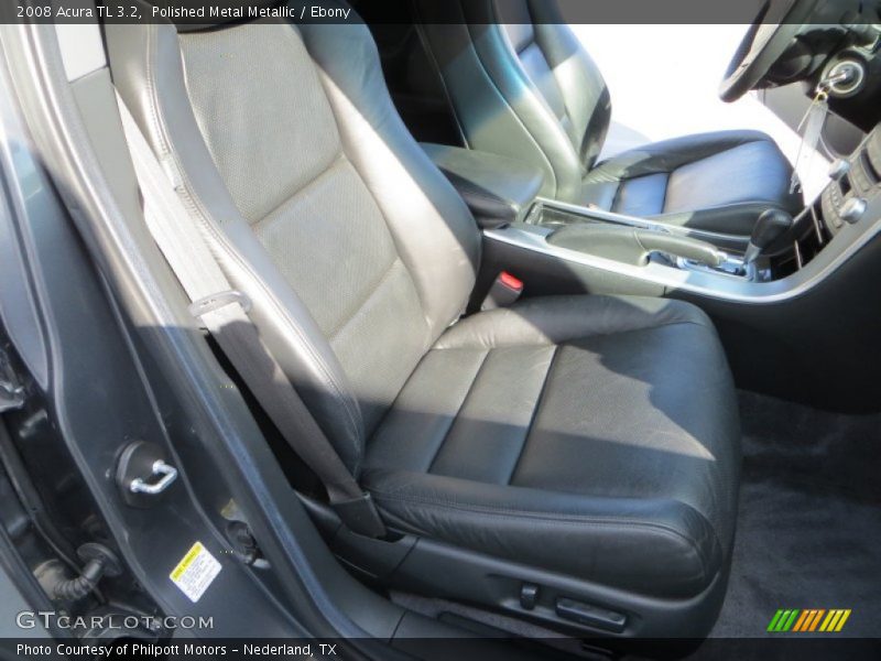 Polished Metal Metallic / Ebony 2008 Acura TL 3.2