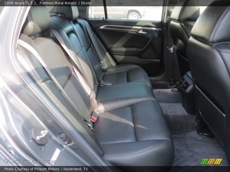Polished Metal Metallic / Ebony 2008 Acura TL 3.2
