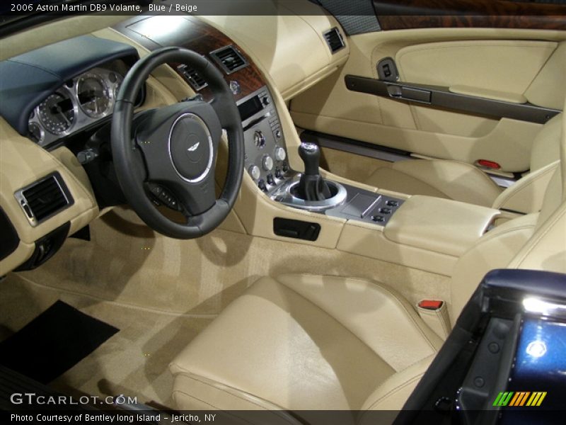 Blue / Beige 2006 Aston Martin DB9 Volante