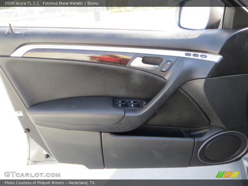 Polished Metal Metallic / Ebony 2008 Acura TL 3.2