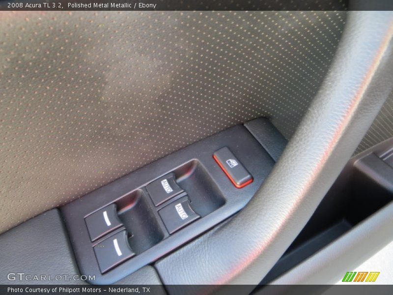 Polished Metal Metallic / Ebony 2008 Acura TL 3.2