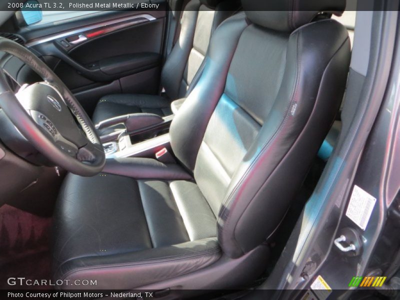 Polished Metal Metallic / Ebony 2008 Acura TL 3.2