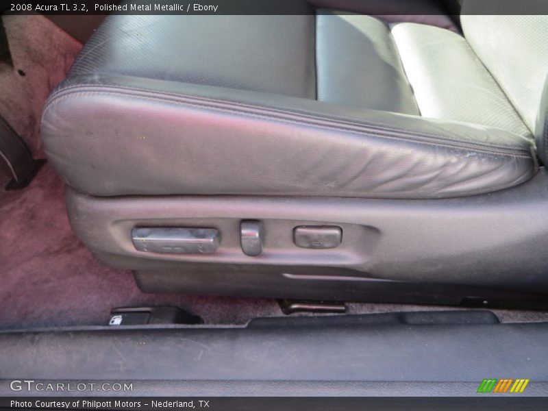 Polished Metal Metallic / Ebony 2008 Acura TL 3.2