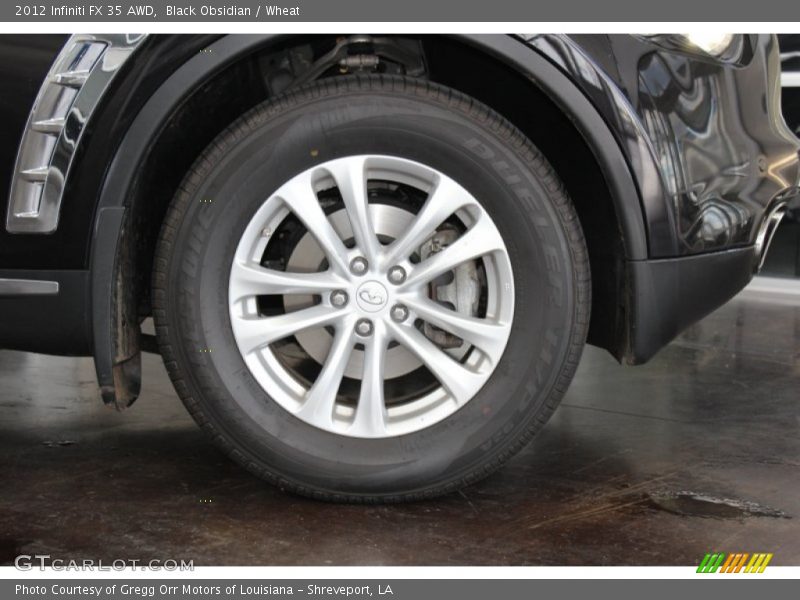 Black Obsidian / Wheat 2012 Infiniti FX 35 AWD