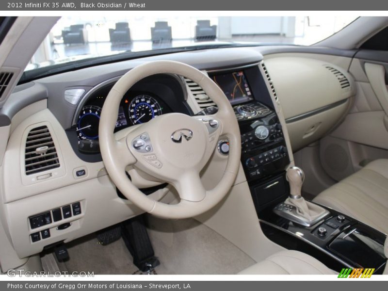 Black Obsidian / Wheat 2012 Infiniti FX 35 AWD