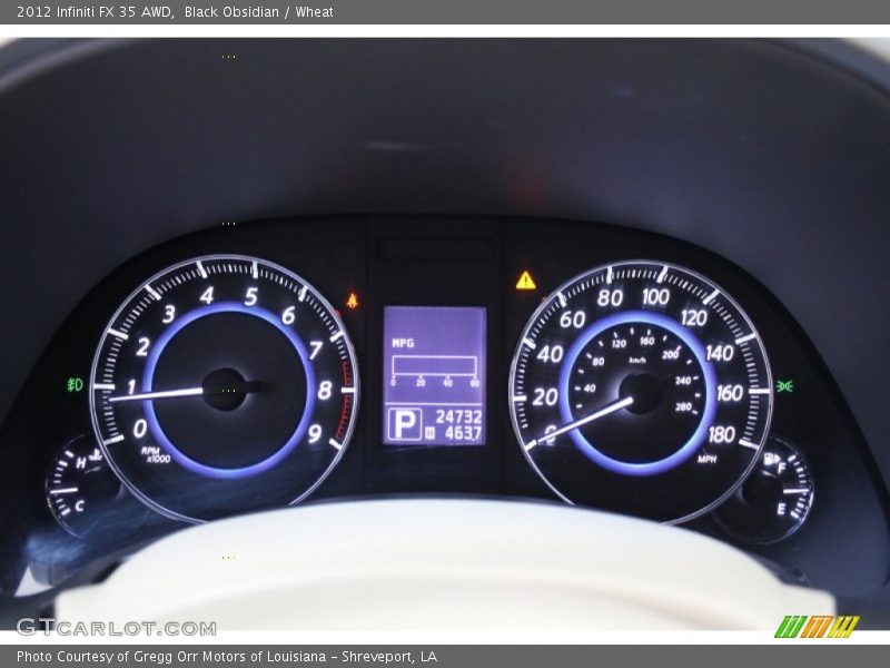 Black Obsidian / Wheat 2012 Infiniti FX 35 AWD