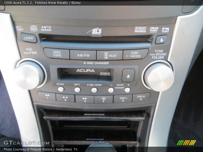 Polished Metal Metallic / Ebony 2008 Acura TL 3.2