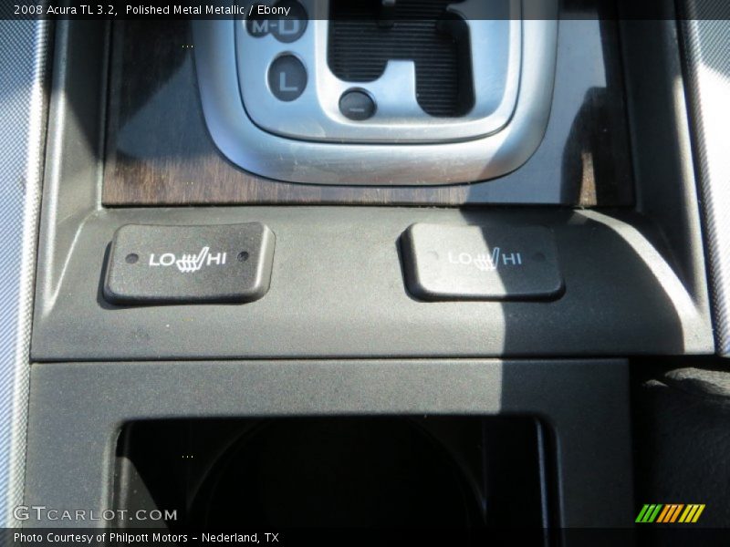 Polished Metal Metallic / Ebony 2008 Acura TL 3.2