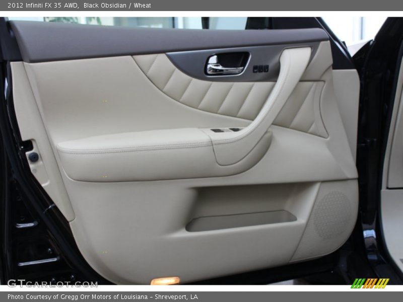 Black Obsidian / Wheat 2012 Infiniti FX 35 AWD
