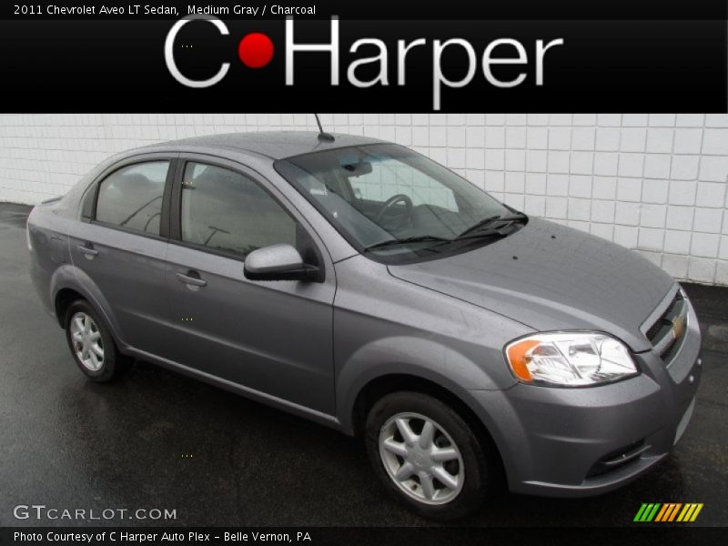 Medium Gray / Charcoal 2011 Chevrolet Aveo LT Sedan