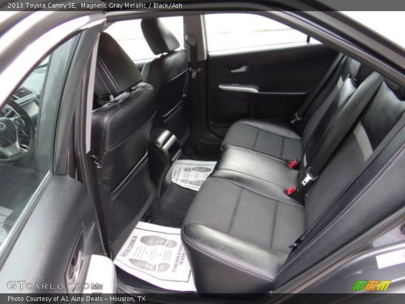 Rear Seat of 2013 Camry SE