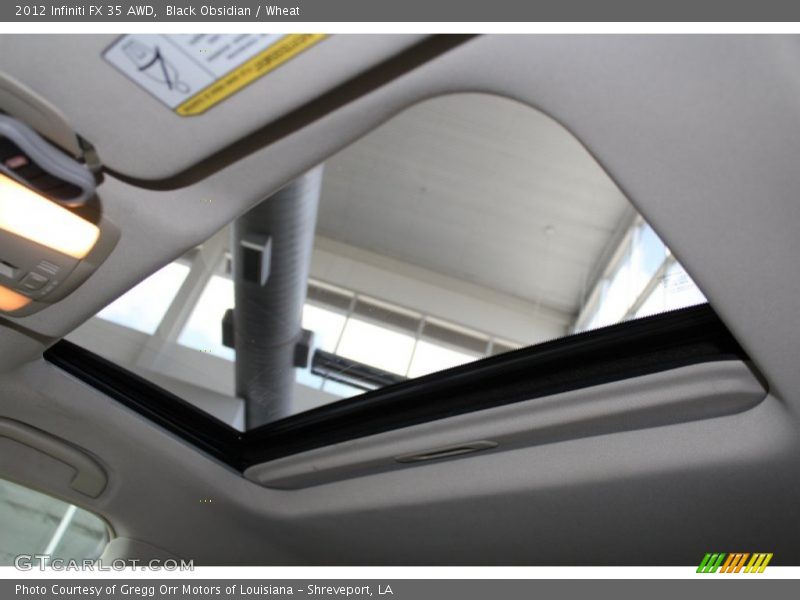 Black Obsidian / Wheat 2012 Infiniti FX 35 AWD
