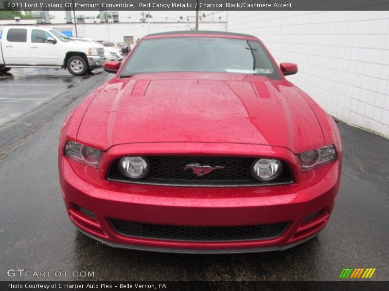 Red Candy Metallic / Charcoal Black/Cashmere Accent 2013 Ford Mustang GT Premium Convertible