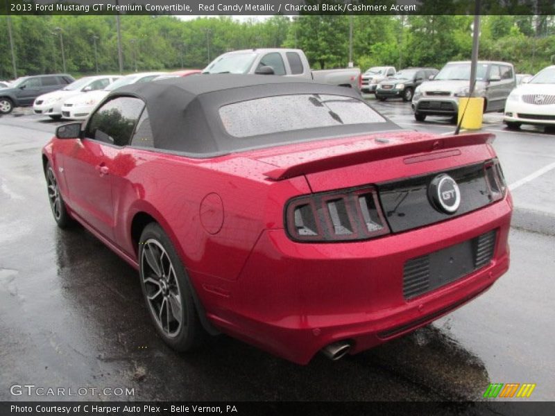 Red Candy Metallic / Charcoal Black/Cashmere Accent 2013 Ford Mustang GT Premium Convertible