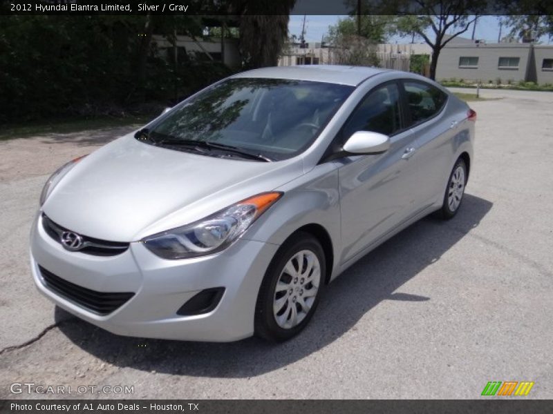 Silver / Gray 2012 Hyundai Elantra Limited