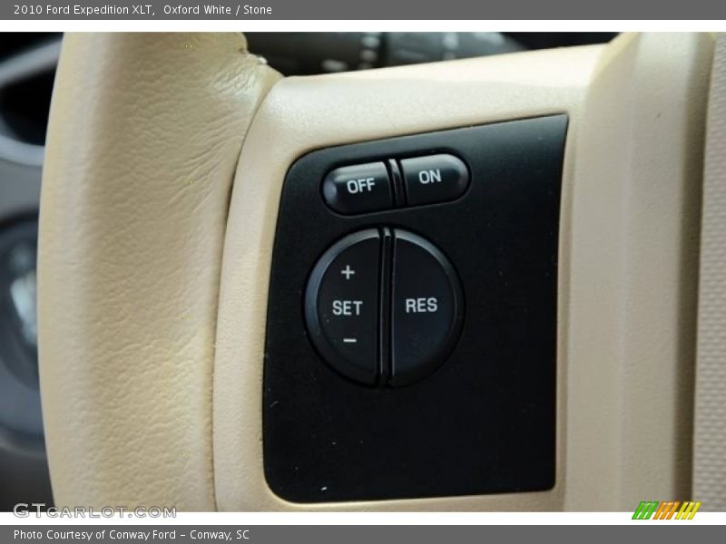 Oxford White / Stone 2010 Ford Expedition XLT