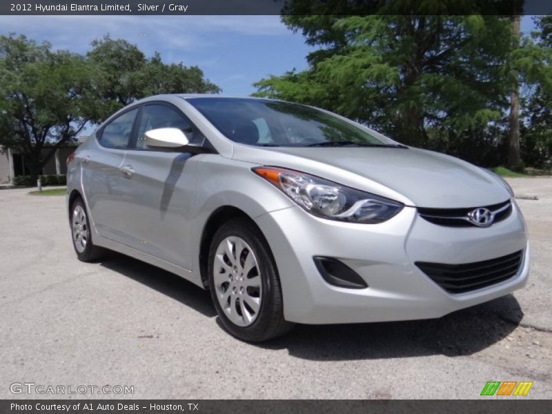 Silver / Gray 2012 Hyundai Elantra Limited