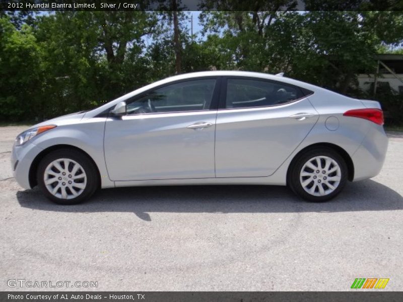 Silver / Gray 2012 Hyundai Elantra Limited