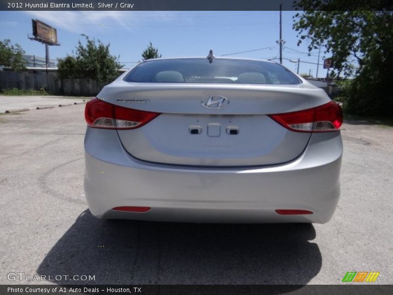 Silver / Gray 2012 Hyundai Elantra Limited