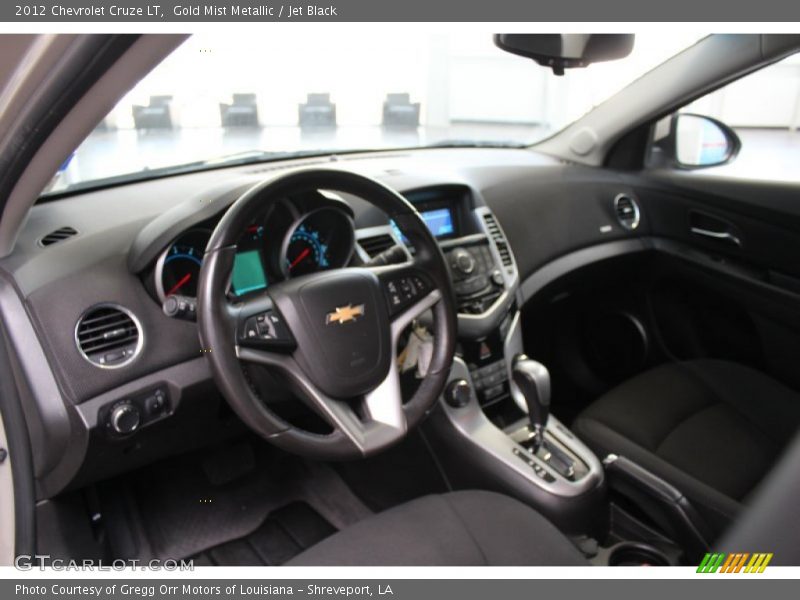 Gold Mist Metallic / Jet Black 2012 Chevrolet Cruze LT