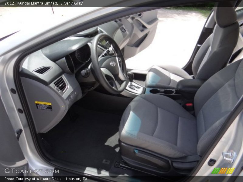 Silver / Gray 2012 Hyundai Elantra Limited