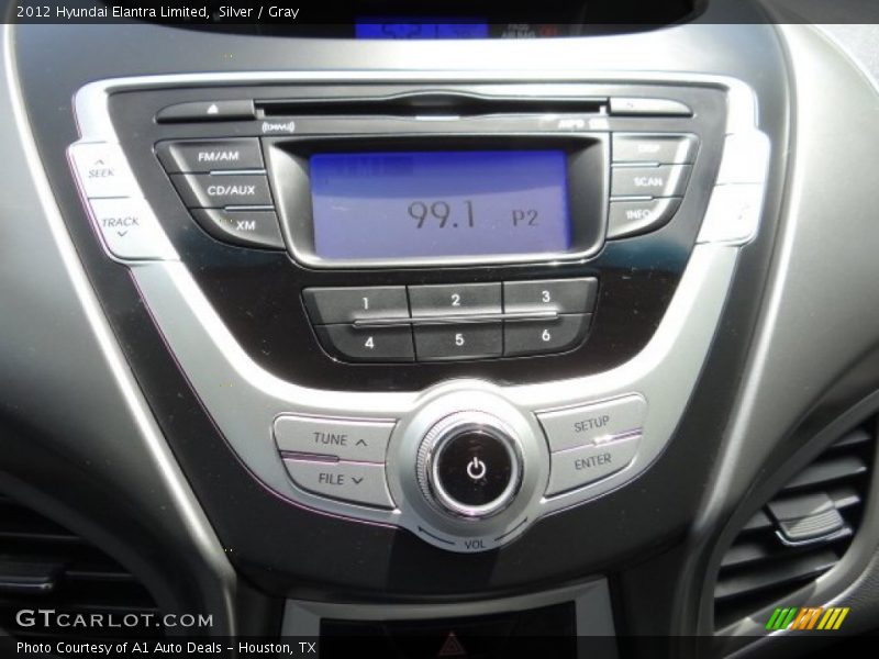 Silver / Gray 2012 Hyundai Elantra Limited