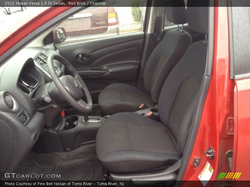 Red Brick / Charcoal 2012 Nissan Versa 1.6 SV Sedan